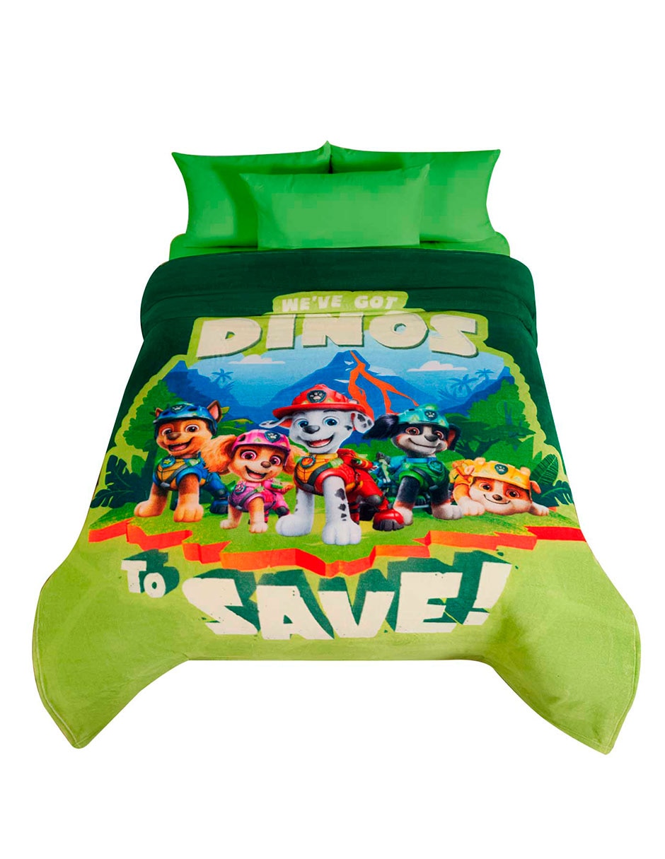 Cobertor Paw Patrol Serenity Dinos estampado Infantil