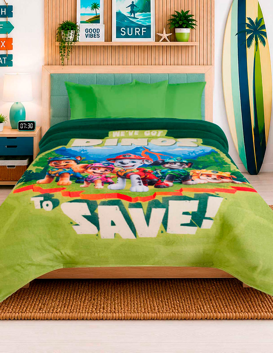 Cobertor Paw Patrol Serenity Dinos estampado Infantil 6