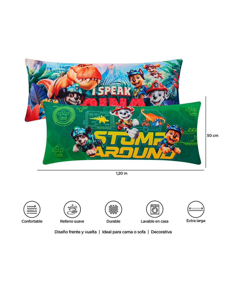 Almohada Súper Jumbo Paw Patrol Speak firmeza Media 8