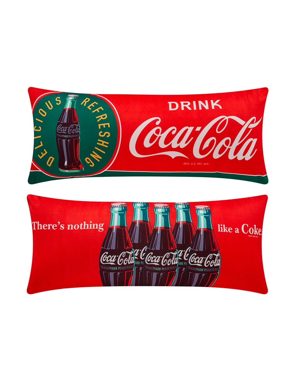 Almohada Súper Jumbo Coca-Cola Logo firmeza Media Almohada Súper Jumbo Coca-Cola Logo firmeza Media