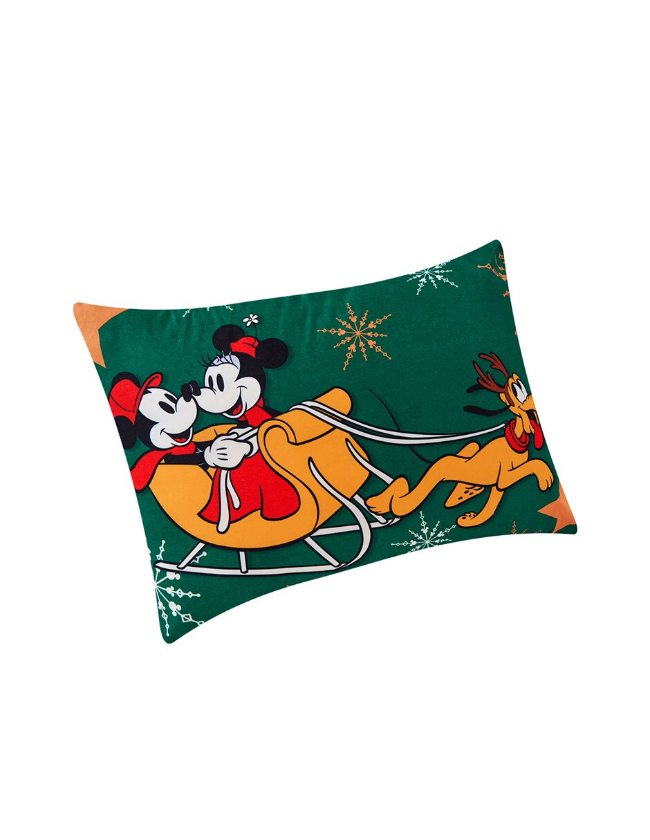 Almohada Reversible Mickey Festive Navidad firmeza Media 5