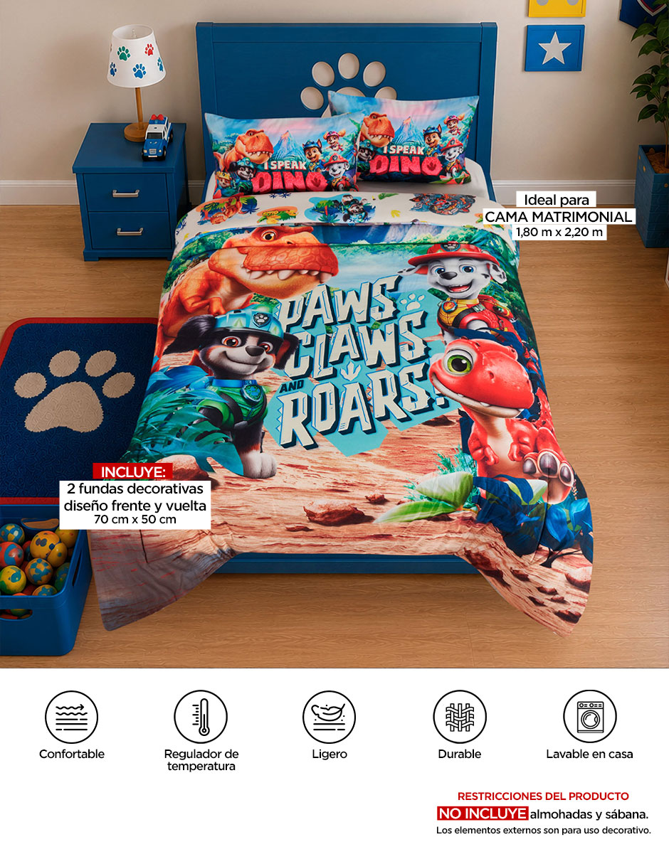 Set edredón Microfibra Roar Paw Patrol 11