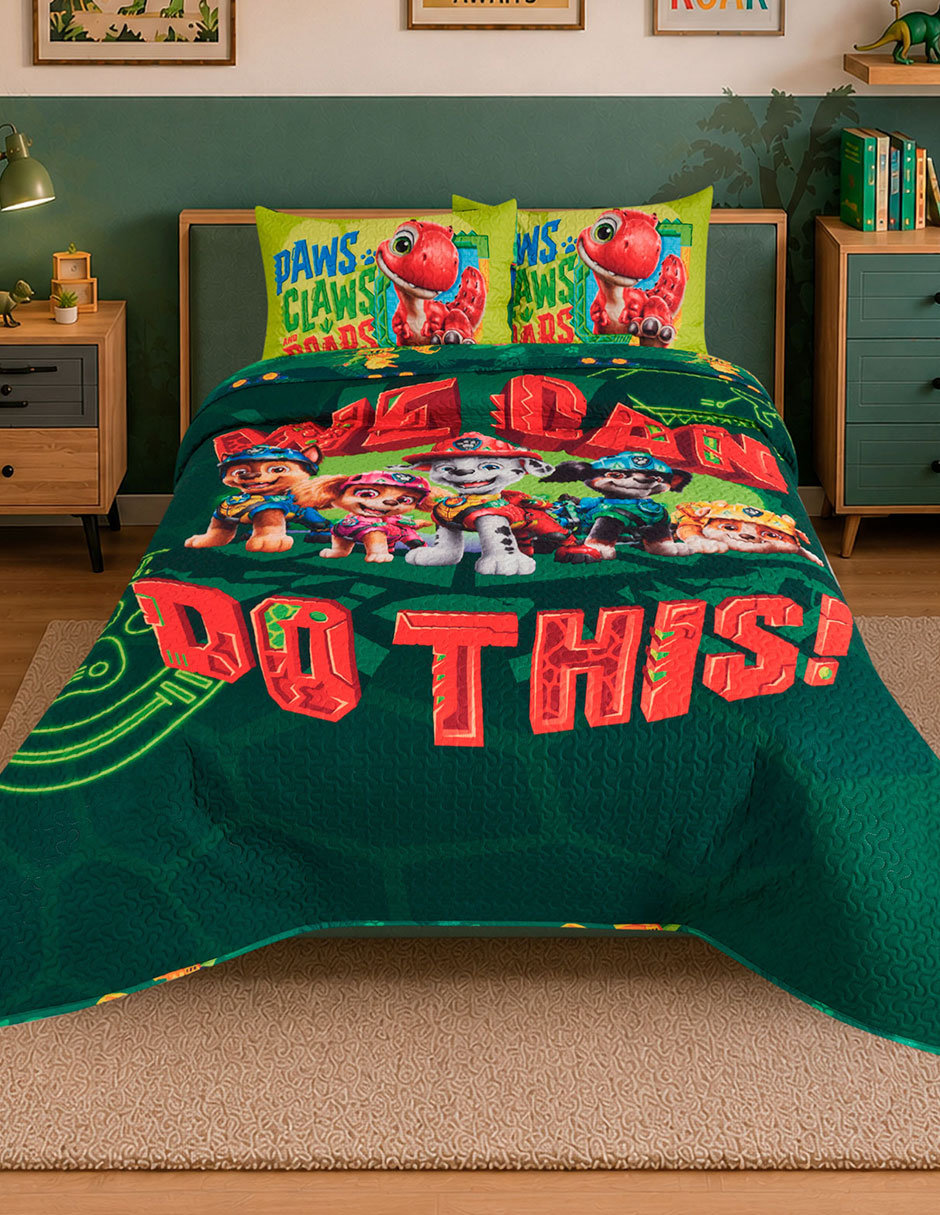 Set de colcha Microfibra Paw Patrol We 4