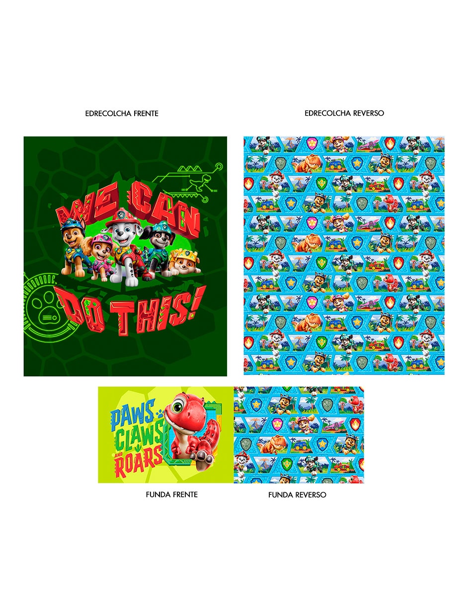Set de colcha Microfibra Paw Patrol We 8