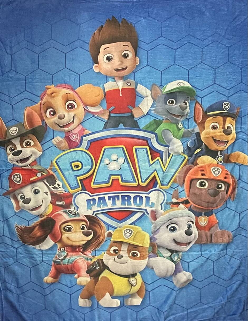 Frazada Clásica de tejido Suave Paw Patrol 2