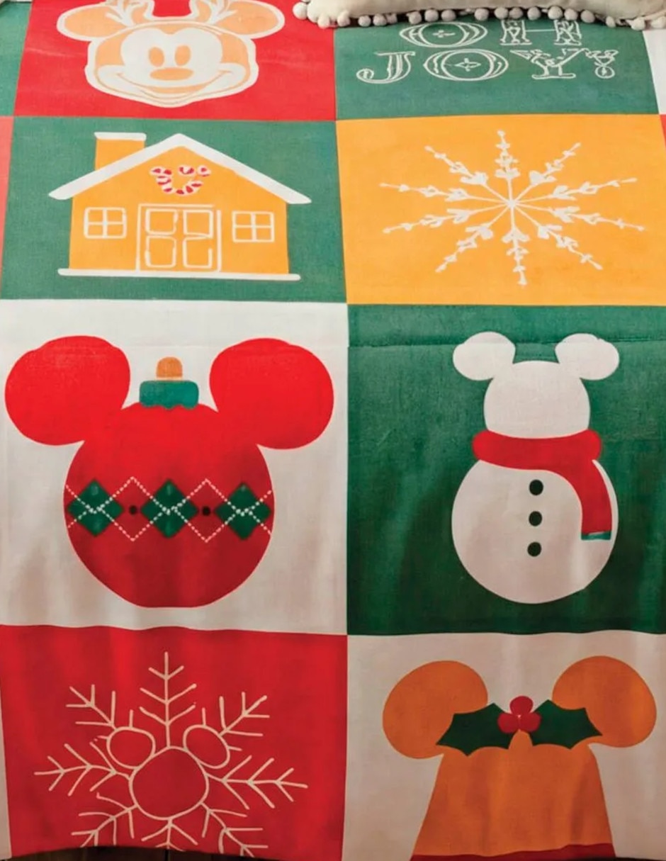 Cobertor Navidad Navidad con Mickey estampado Gráfico 2