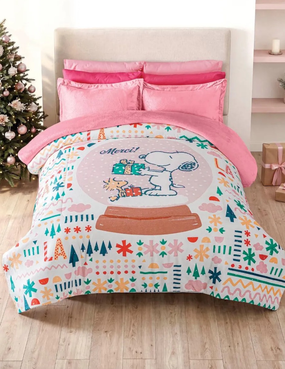 Cobertor Snoopy Snoopy Christmas estampado Gráfico Cobertor Snoopy Snoopy Christmas estampado Gráfico