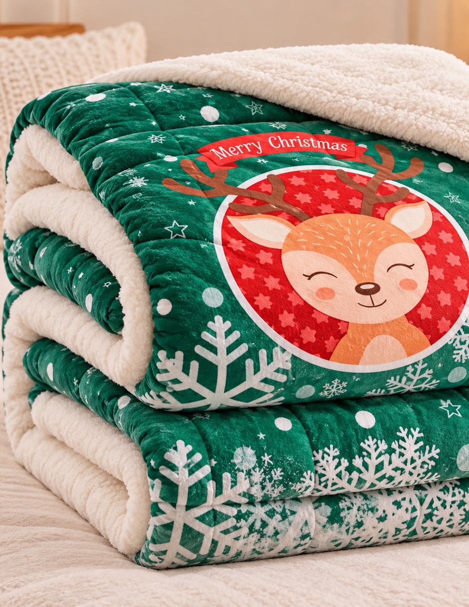Cobertor Navidad Holidays Season estampado Gráfico 5