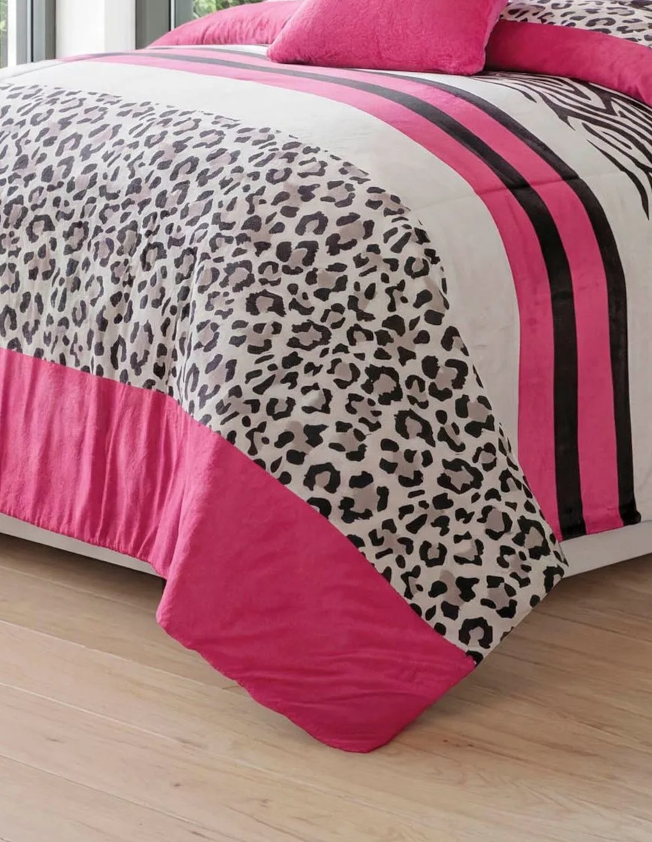 Cobertor No aplica Dual Fuchsia Sauvage estampado Abstracto y geométrico 2