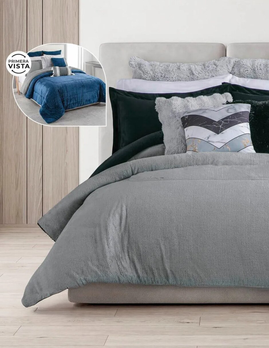 Cobertor No aplica Invernal Mare Silver estampado Liso 4