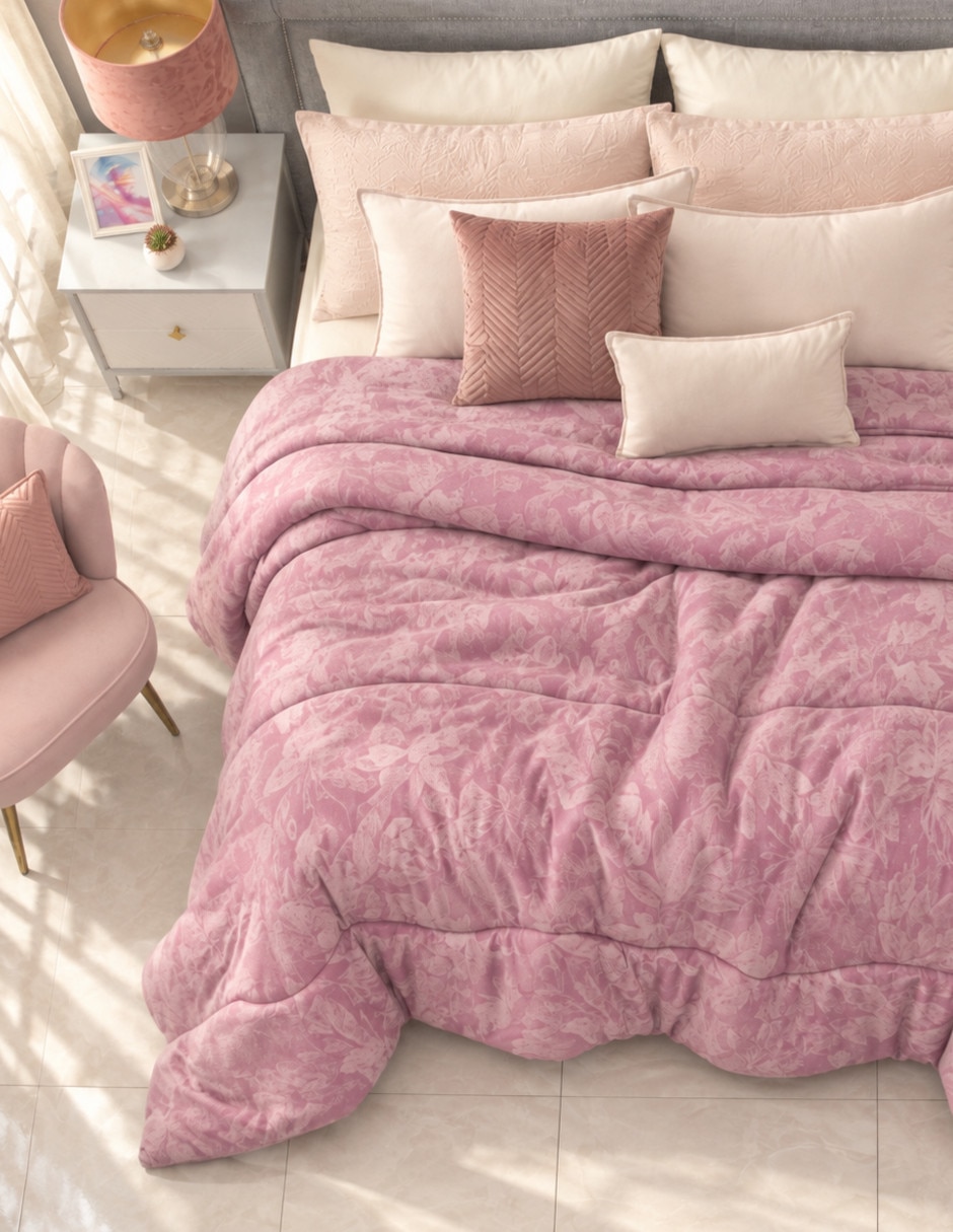 Cobertor No aplica Invernal Peonia Velatura estampado Floral 4