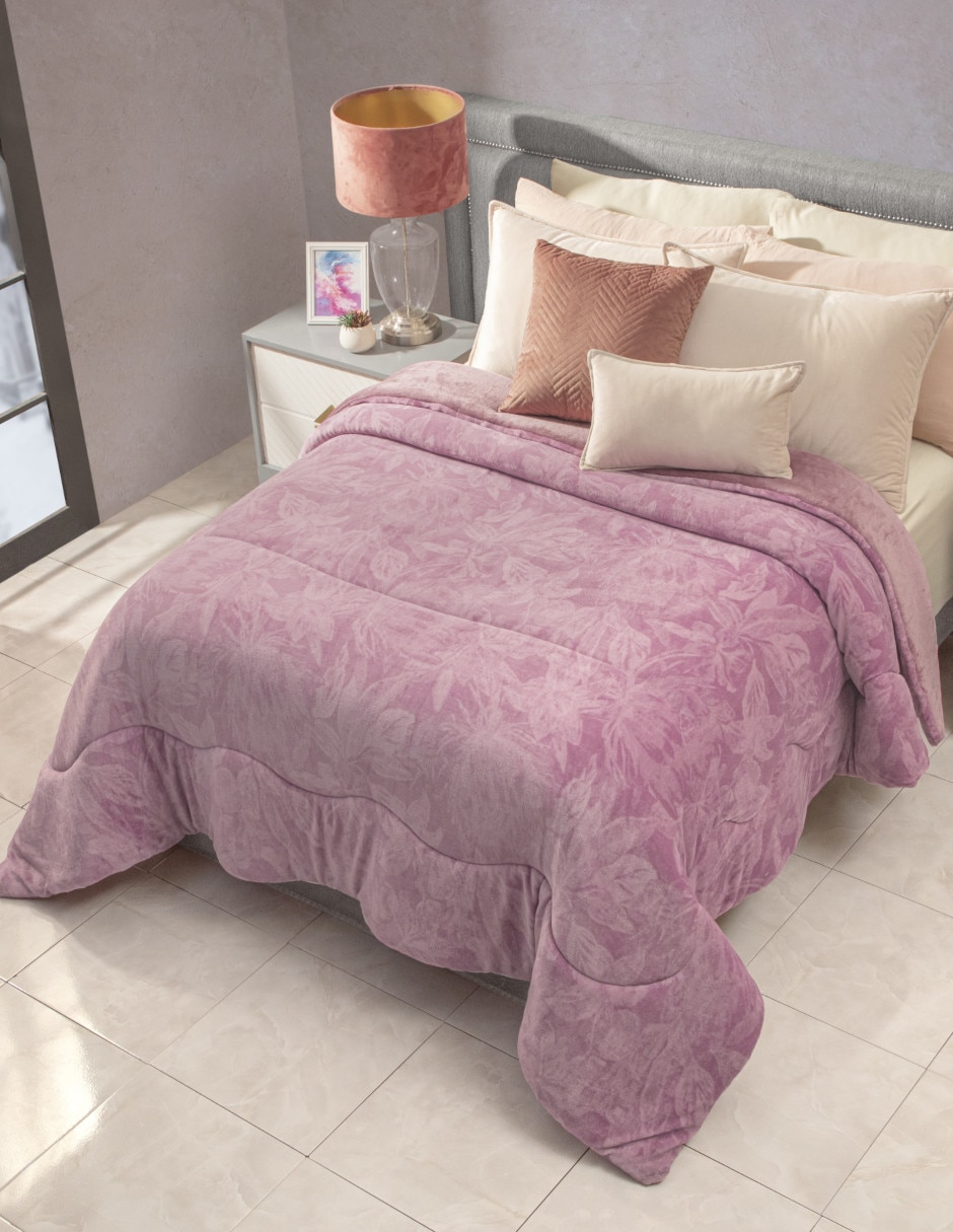 Cobertor No aplica Invernal Peonia Velatura estampado Floral 6