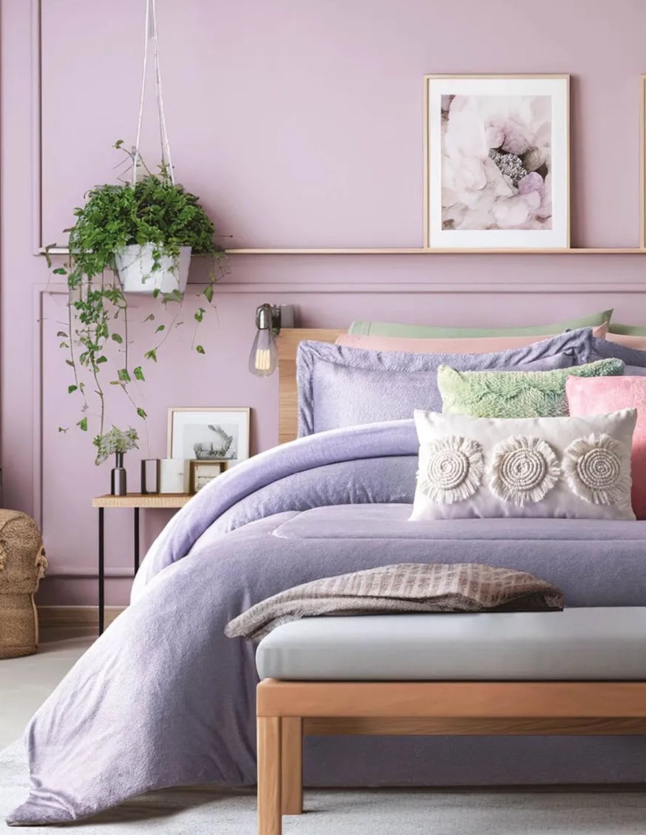 Cobertor No aplica Nube Lavanda estampado Liso Cobertor No aplica Nube Lavanda estampado Liso
