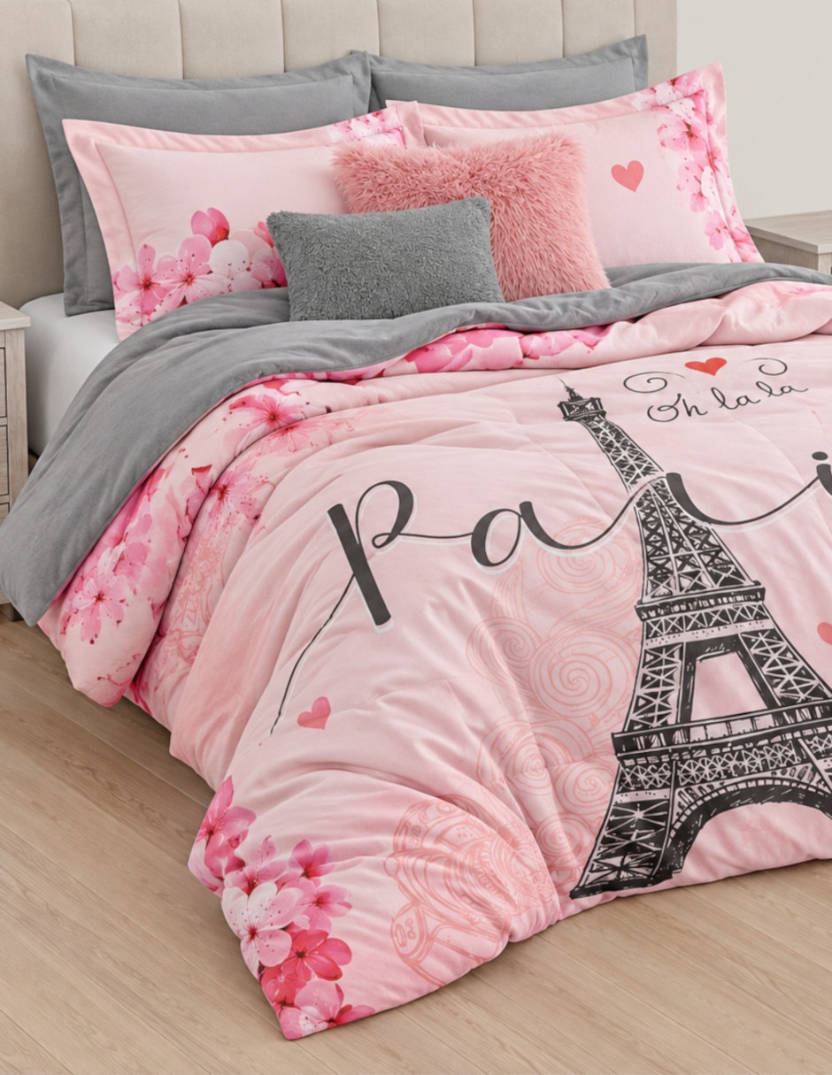 Cobertor No aplica Invernal Dolce Paris estampado Gráfico 5