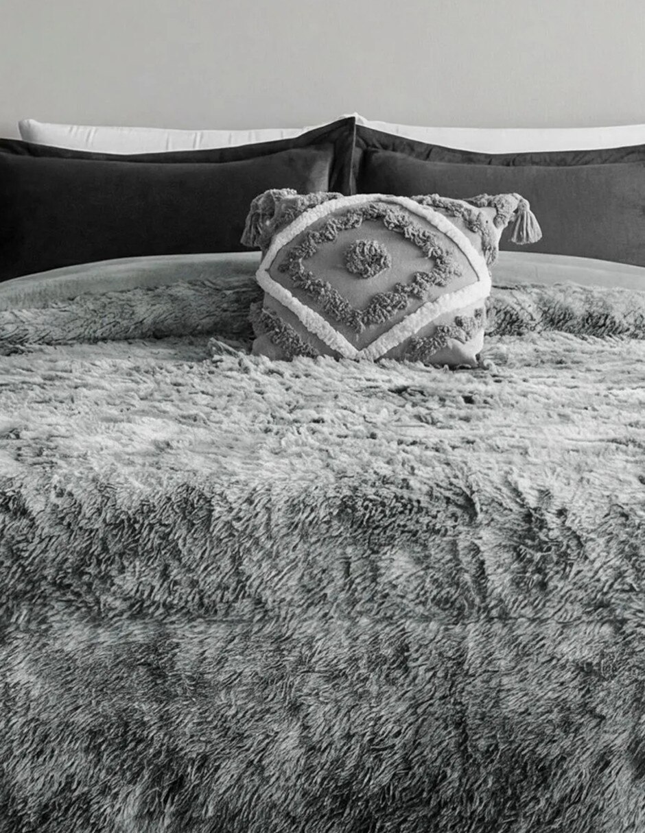 Cobertor No aplica Faux Fur Nuvola estampado Texturizado 4