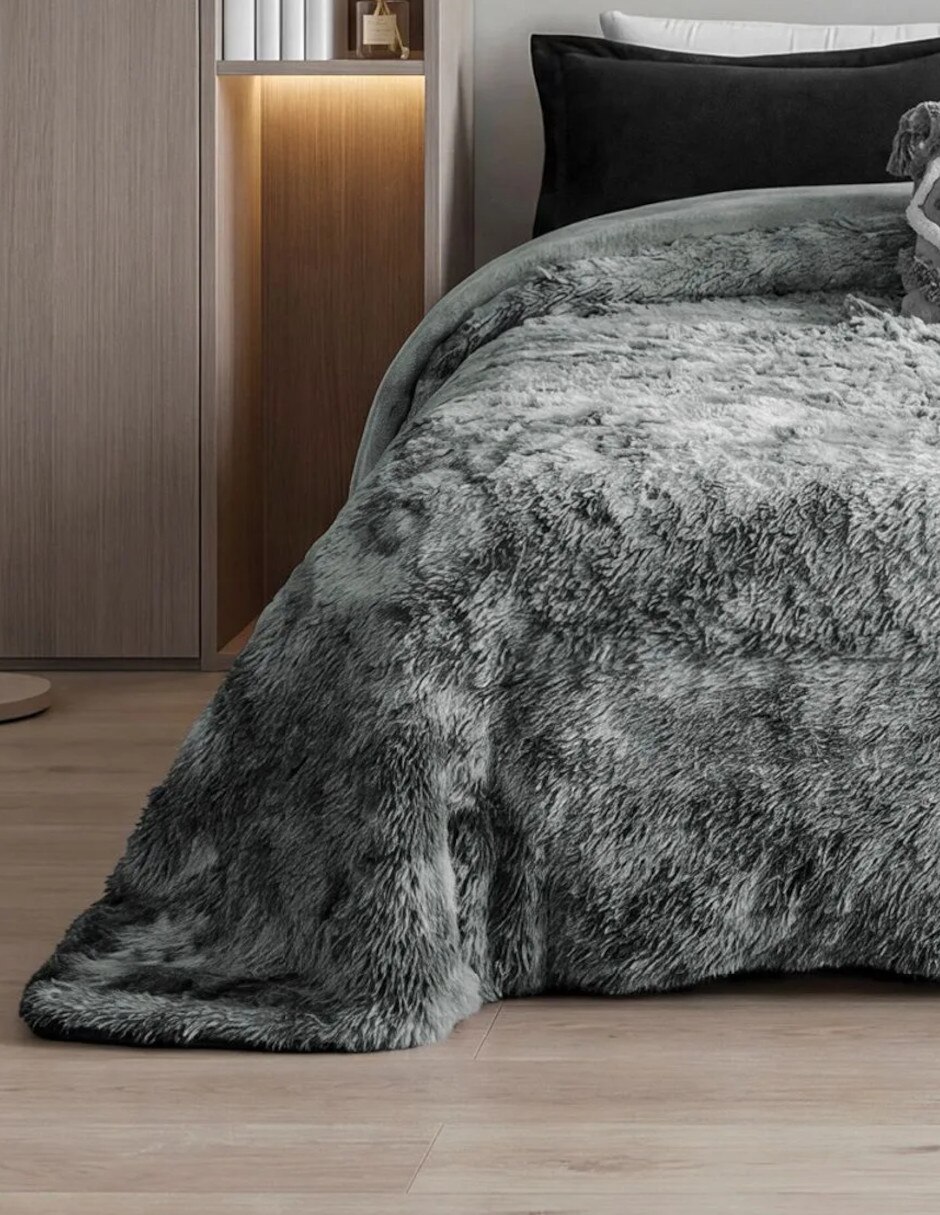 Cobertor No aplica Faux Fur Nuvola estampado Texturizado 6