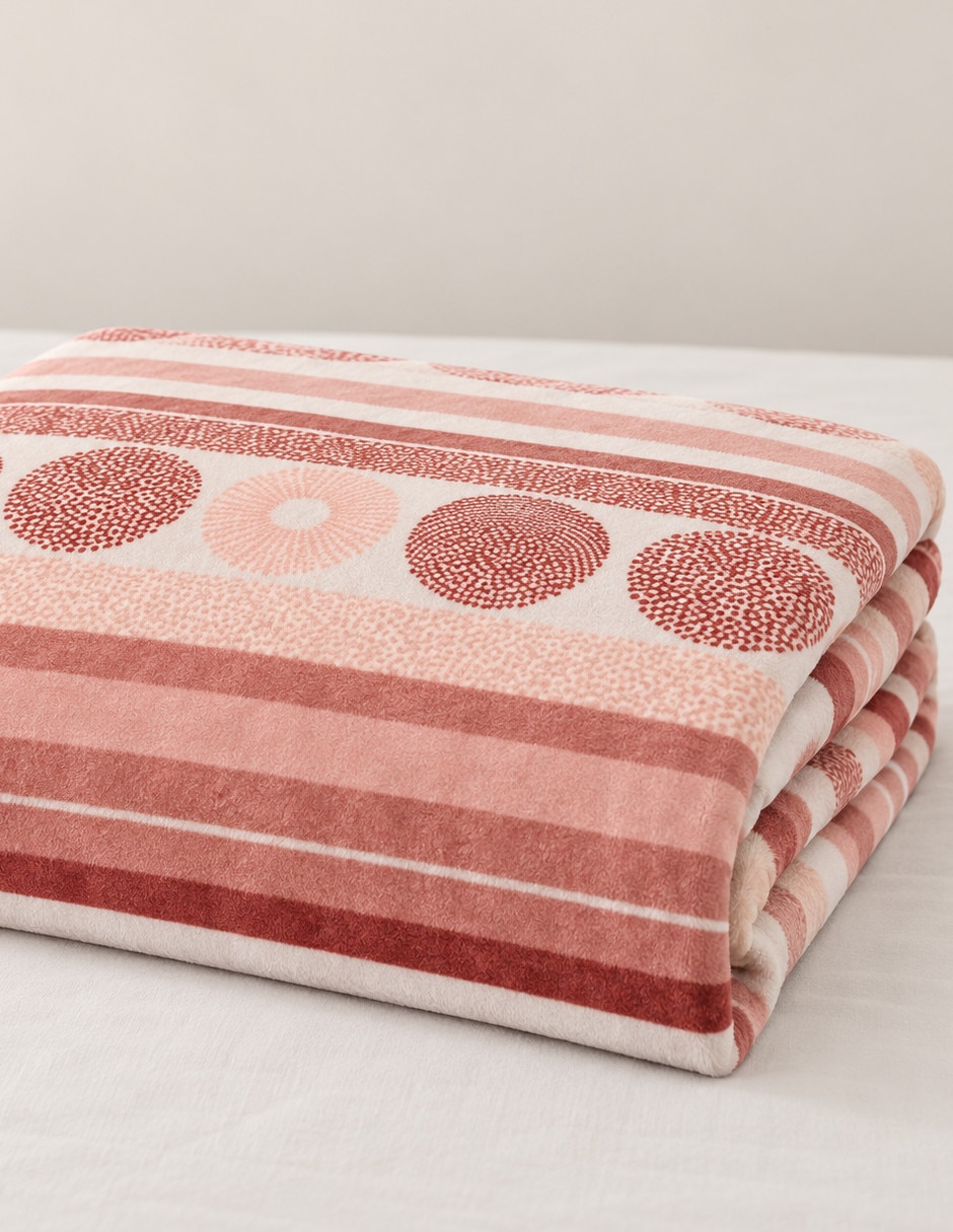 Cobertor No aplica Ligero Villa Pomelo estampado Aterciopelado 4