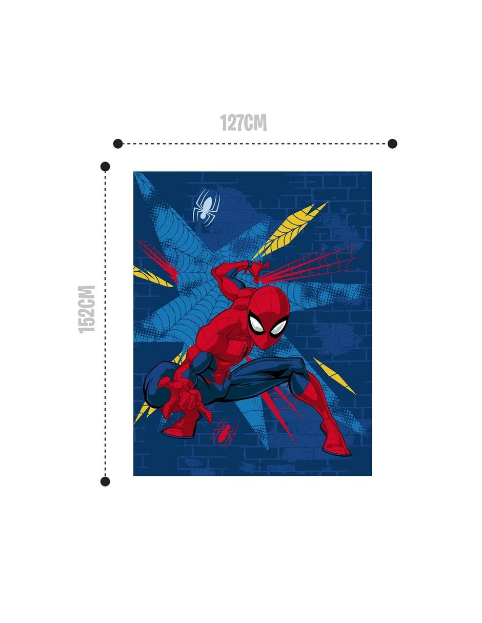 Frazada Clásica de tejido No aplica INFANTIL Marvel Spiderman