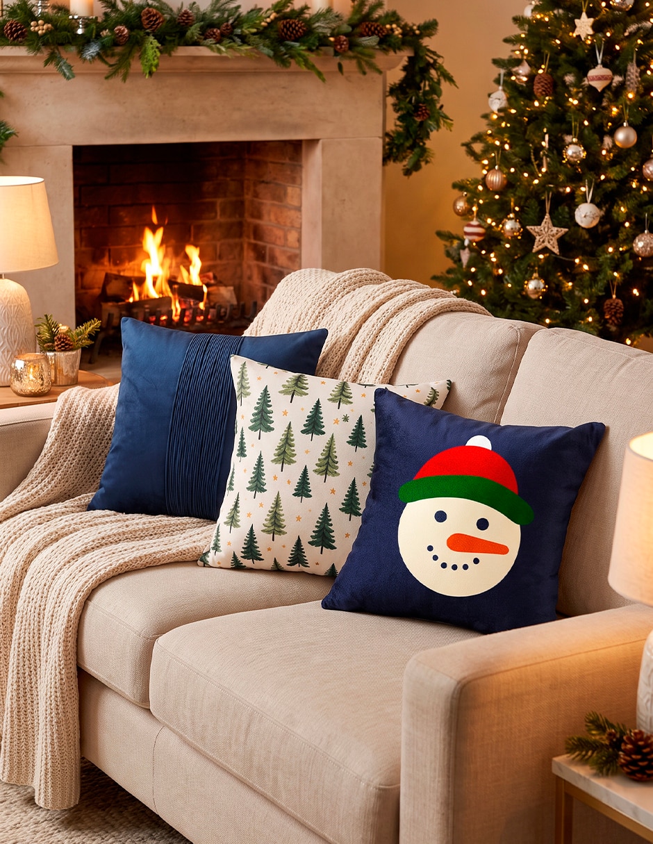 Set de cojín decorativo navidad 4