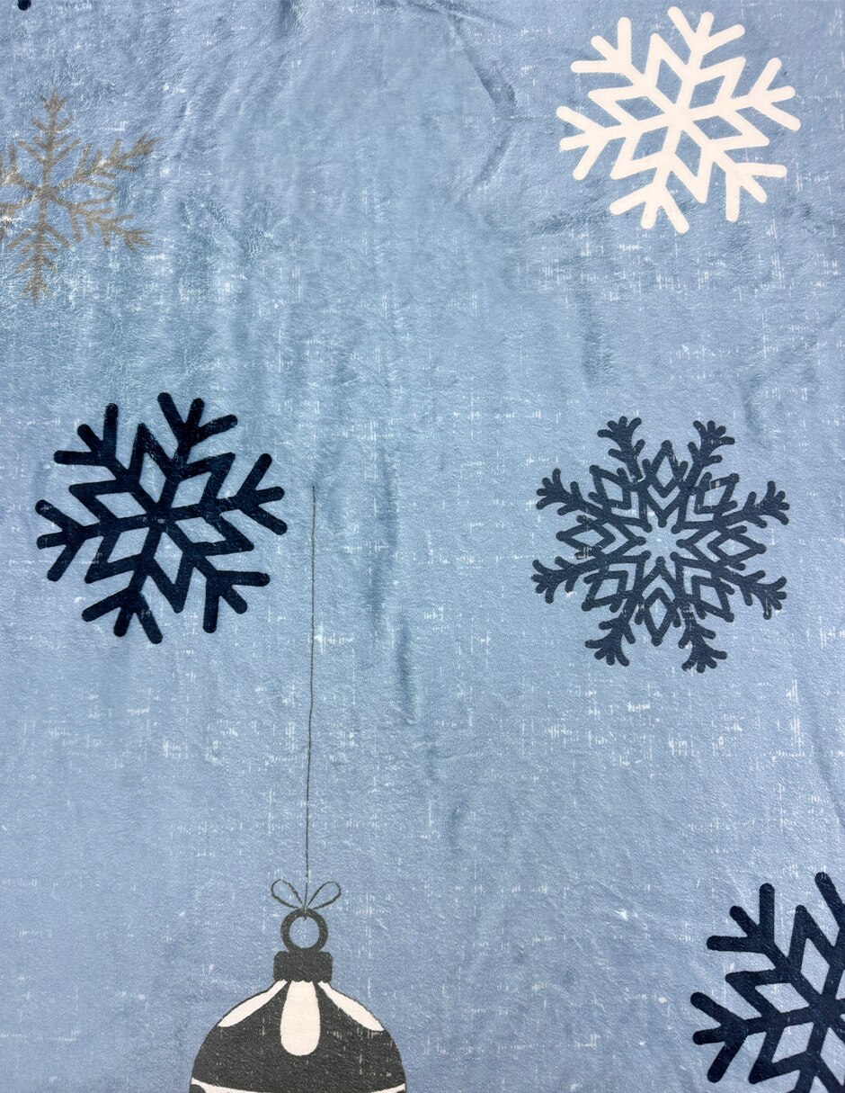Frazada de tejido suave navidad 8